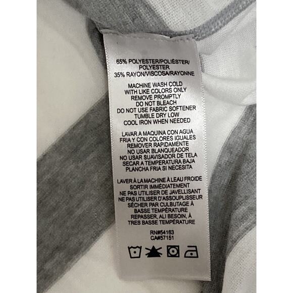 Calvin Klein Performance Grey Striped Tank Top Size M Medium - Picture 4 of 5